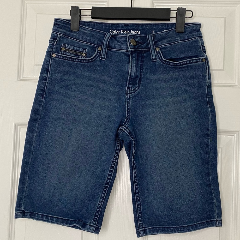 Calvin Klein Jean Bermuda Shorts Denim Size 4